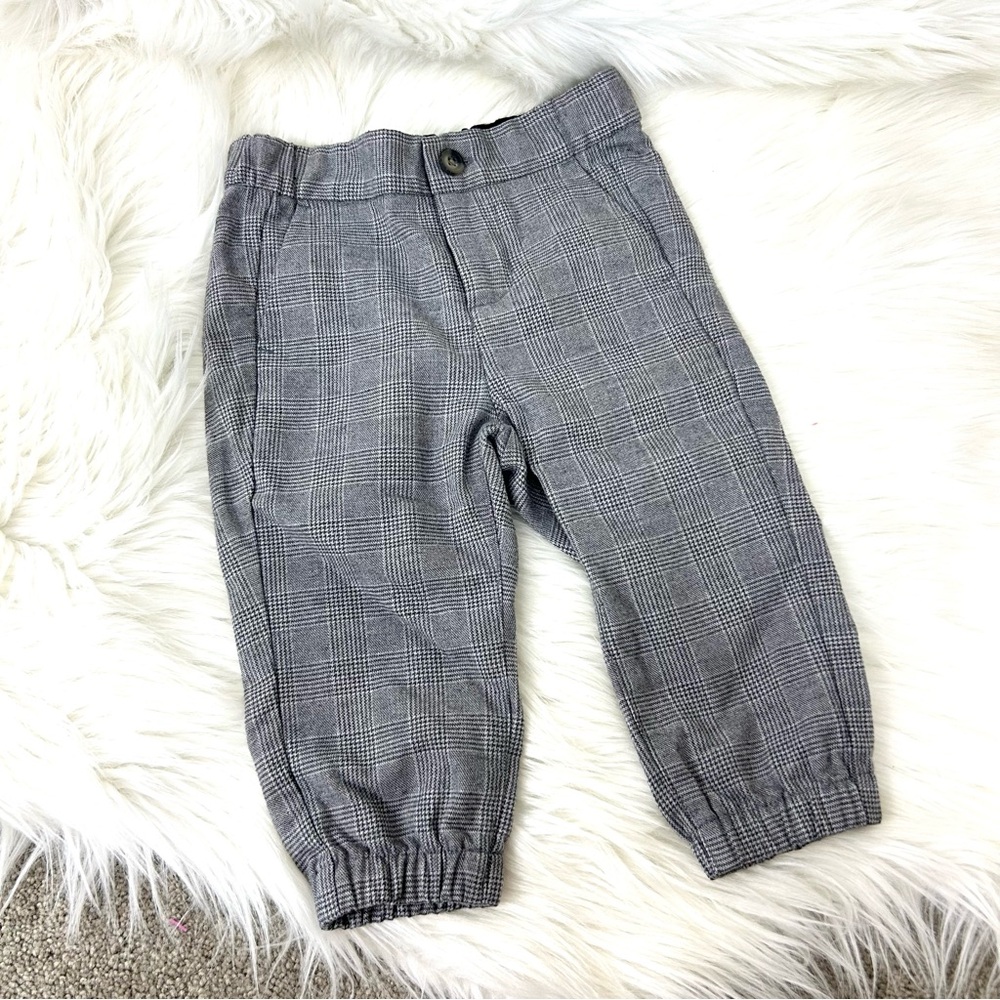 Janie & Jack Baby Boy Knit Trouser Pants Size 12-18 MOS